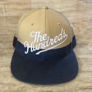 The Hundreds hat navy and tan
